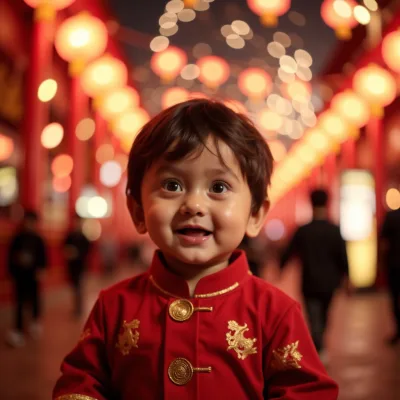 AI baby Chinese New Year photos