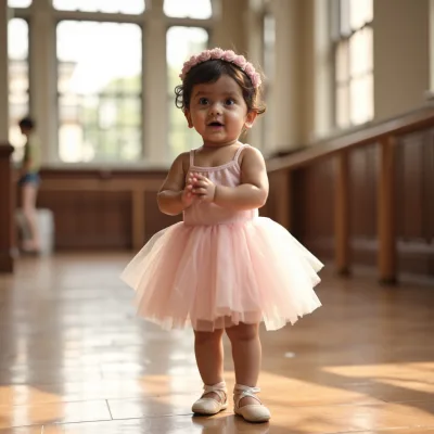 AI baby Ballerina photos