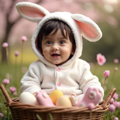 AI baby Bunny photos