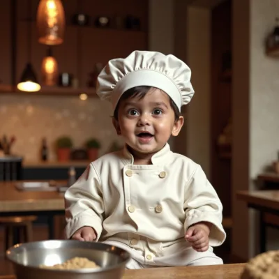 AI baby Little Chef photos