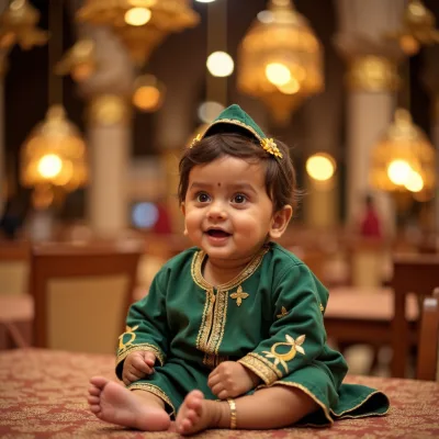 AI baby Eid Mubarak photos