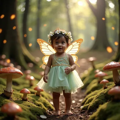 AI baby Forest Fairy photos