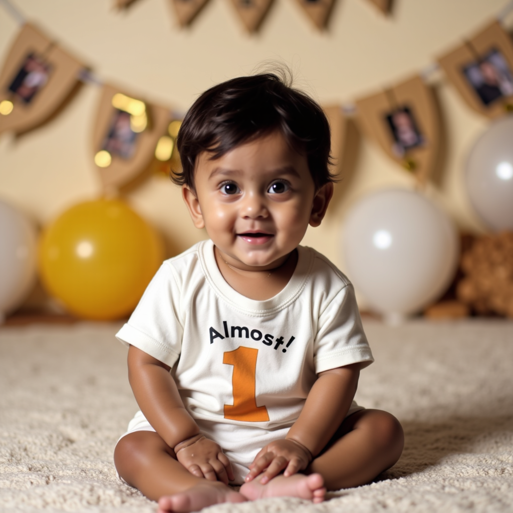 AI baby 11 Months — Almost One! portrait
