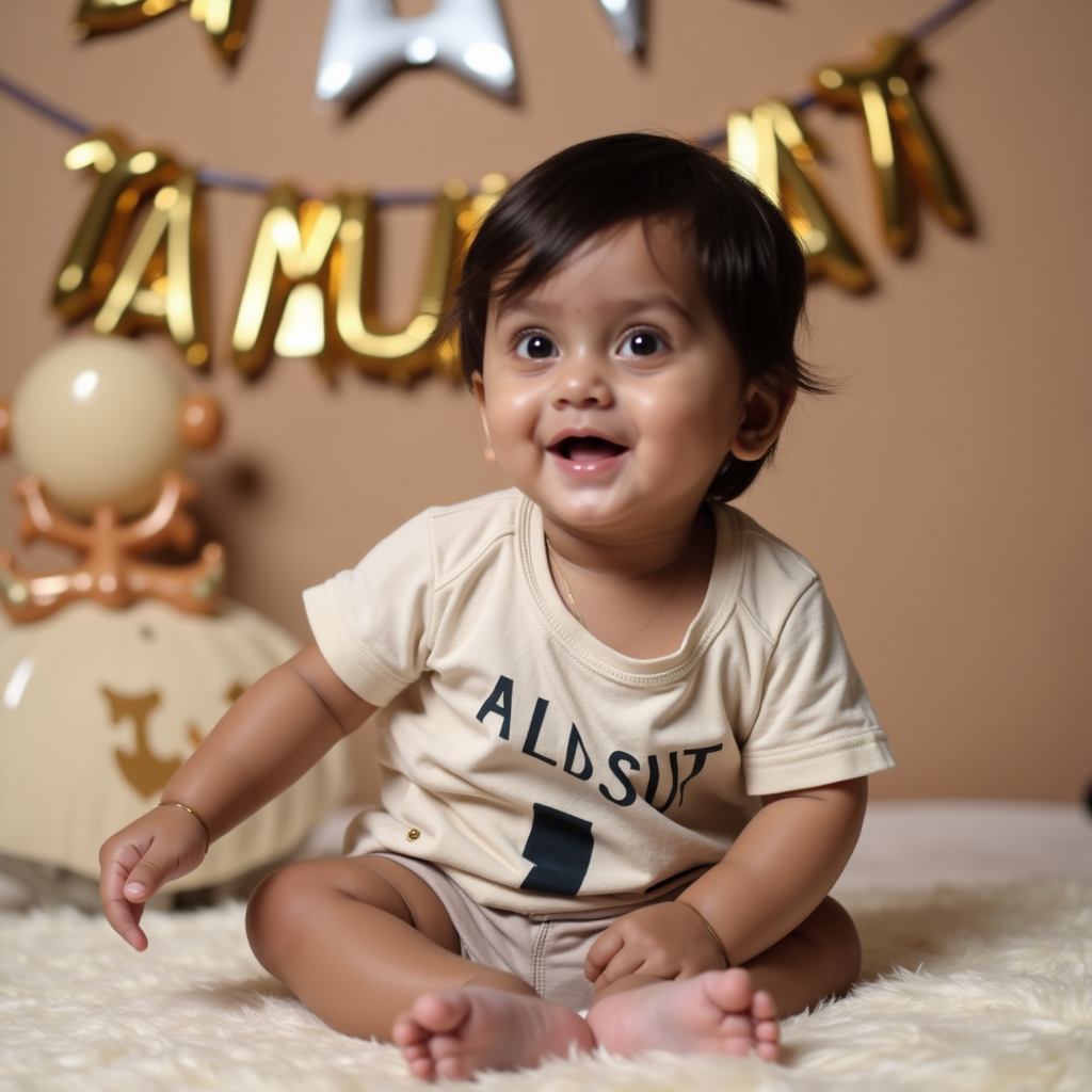 AI baby 11 Months — Almost One! portrait