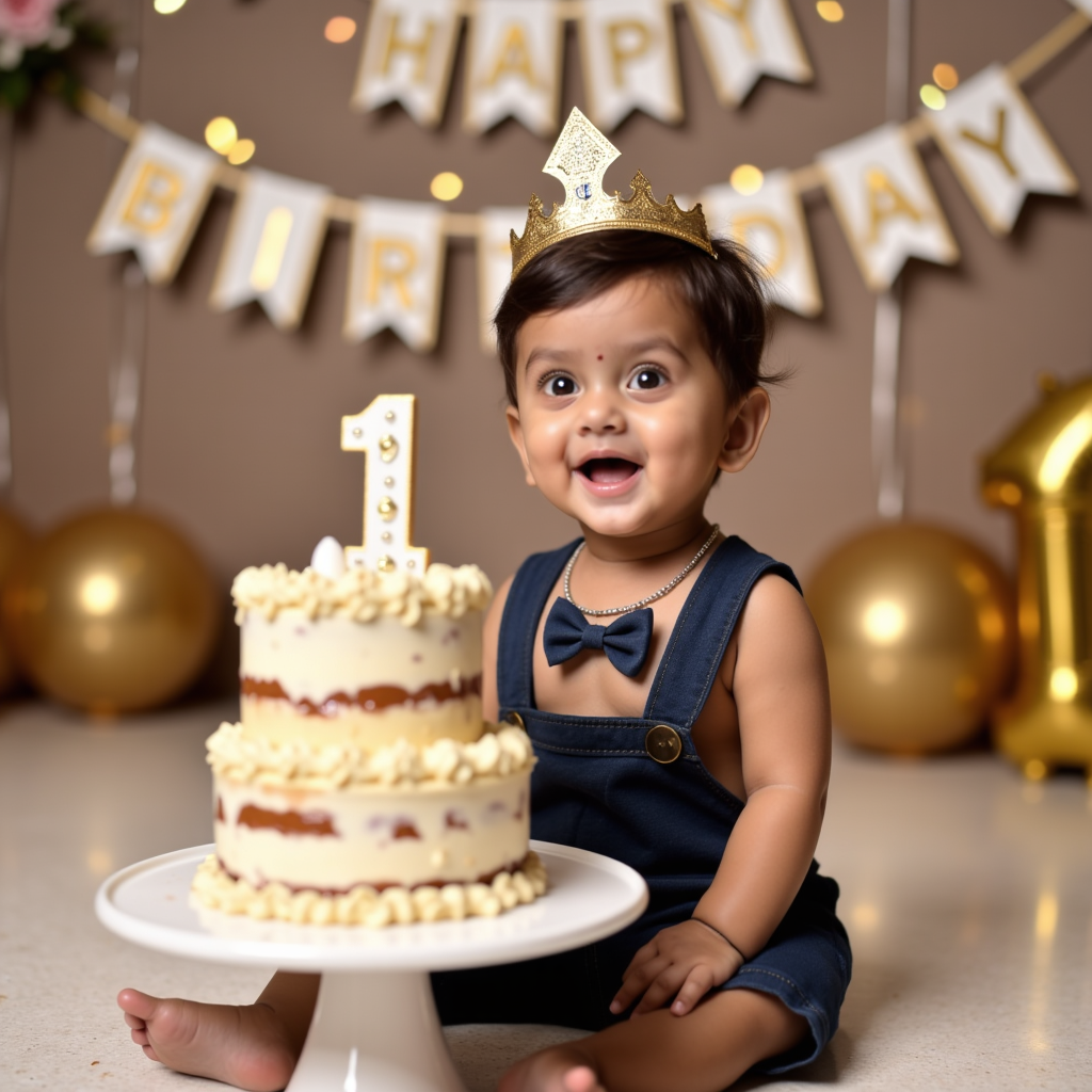AI baby 12 Months — First Birthday! portrait