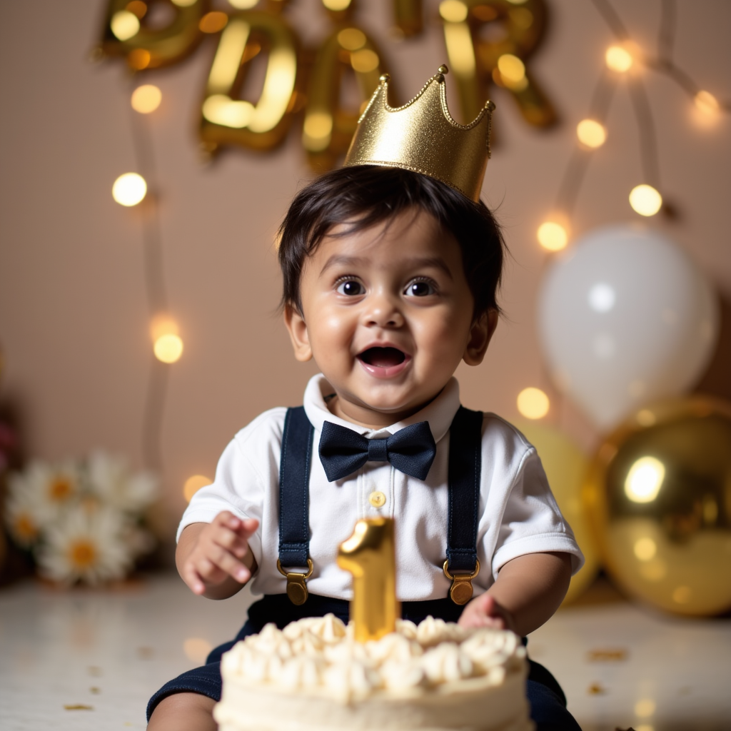 AI baby 12 Months — First Birthday! portrait