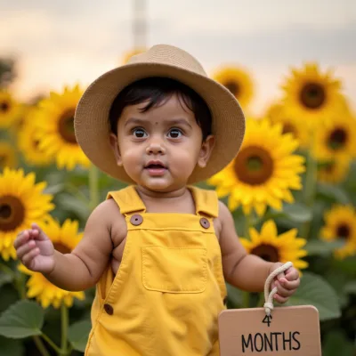 AI baby 4 Months — Sunny Days photos