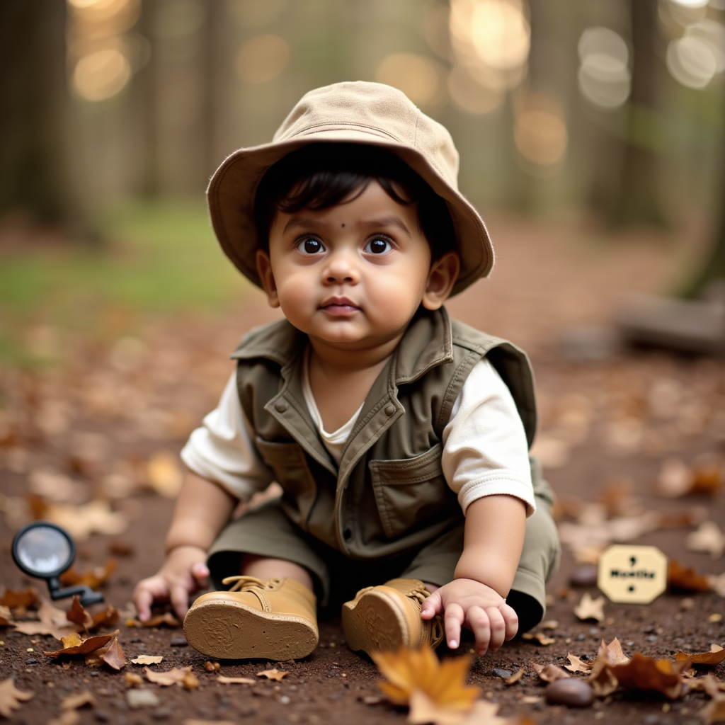 AI baby 9 Months — Little Explorer portrait