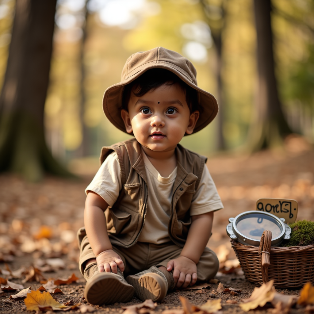AI baby 9 Months — Little Explorer portrait