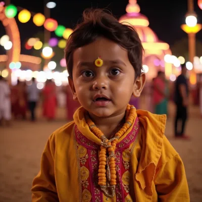 AI baby Navratri photos
