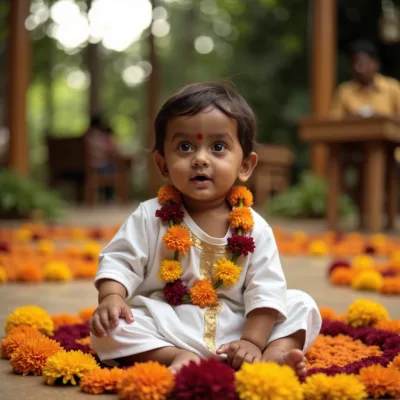 AI baby Onam Festival photos