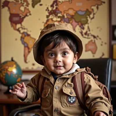 AI baby World Explorer Pack photos