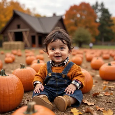 AI baby Pumpkin Patch photos
