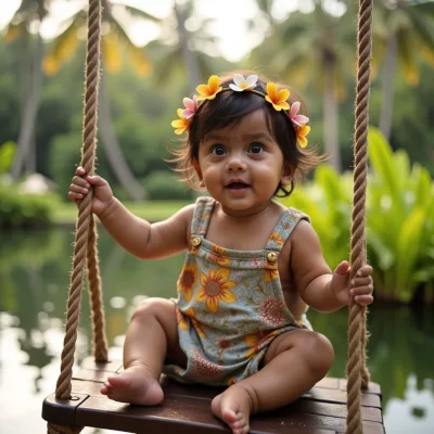 AI baby Bali photos