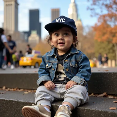 AI baby New York City photos