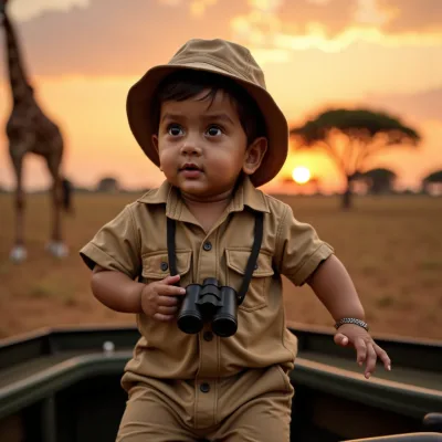 AI baby Safari Adventure photos