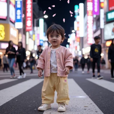 AI baby Tokyo photos