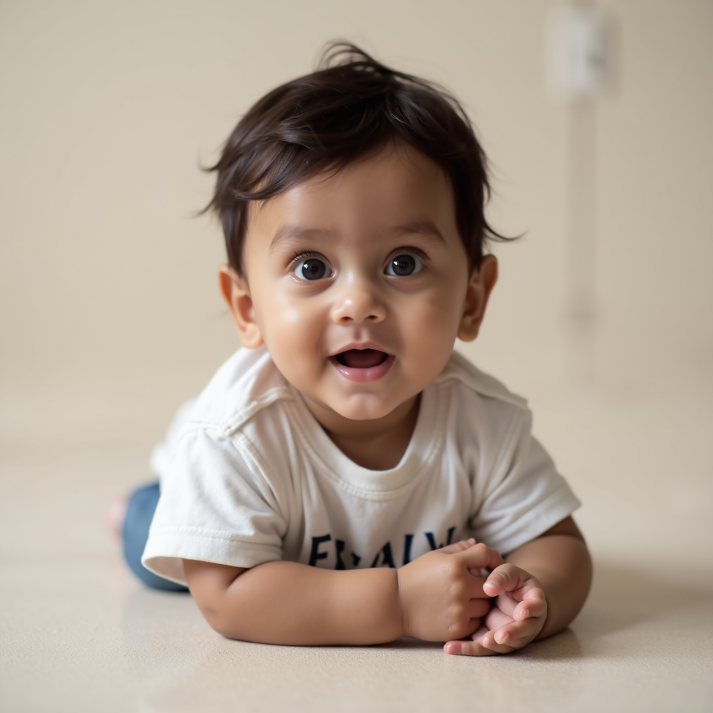 AI baby 12 Month Album Pack portrait