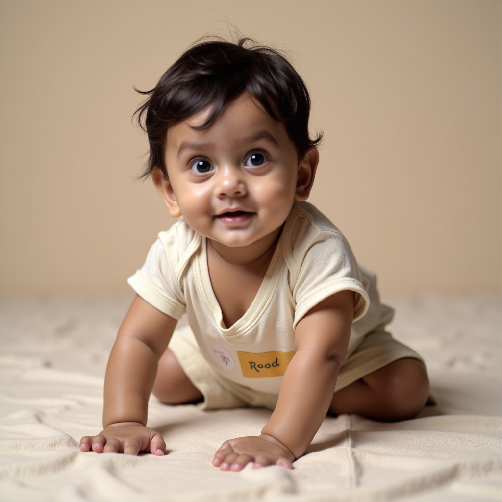AI baby 12 Month Album Pack portrait