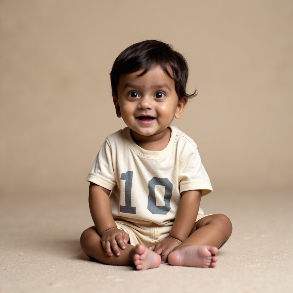 AI generated baby portrait - 12 Month Album Pack theme