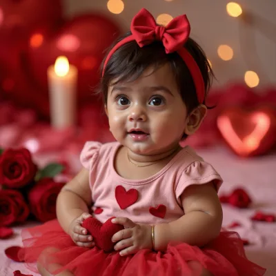 AI baby Valentine's Day photos