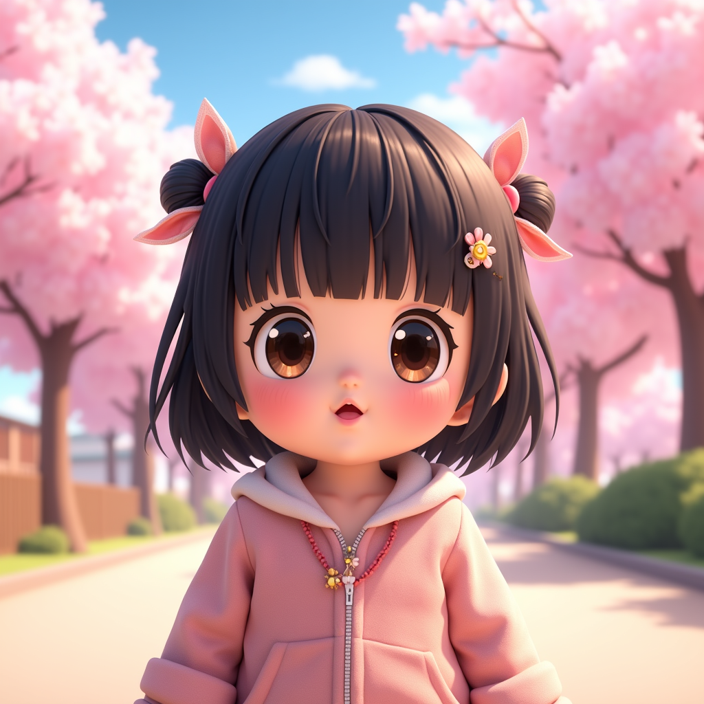 AI baby Anime portrait