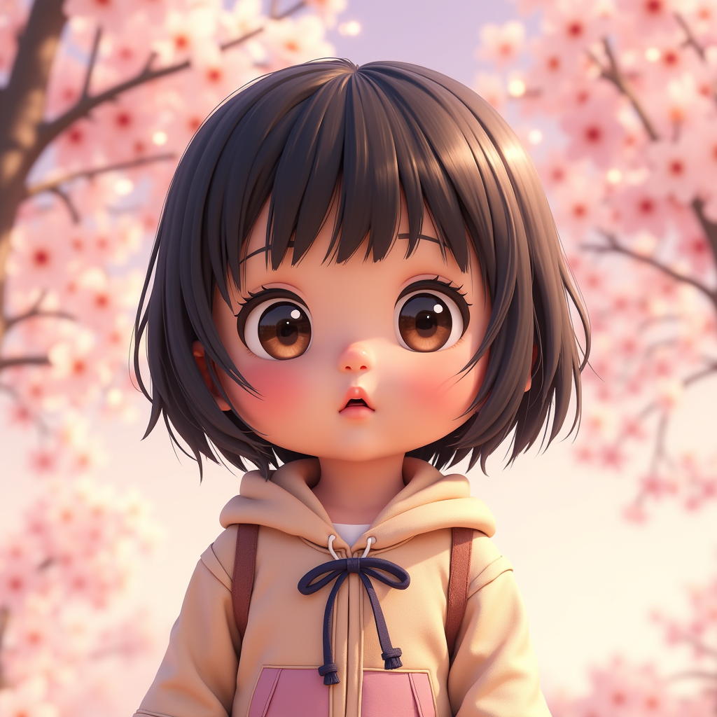 AI baby Anime portrait