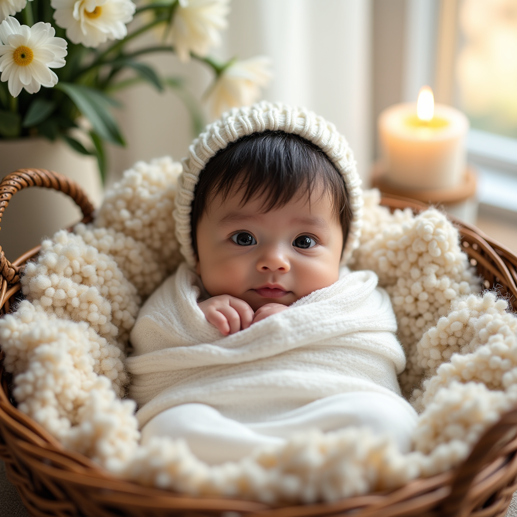 AI baby Newborn portrait