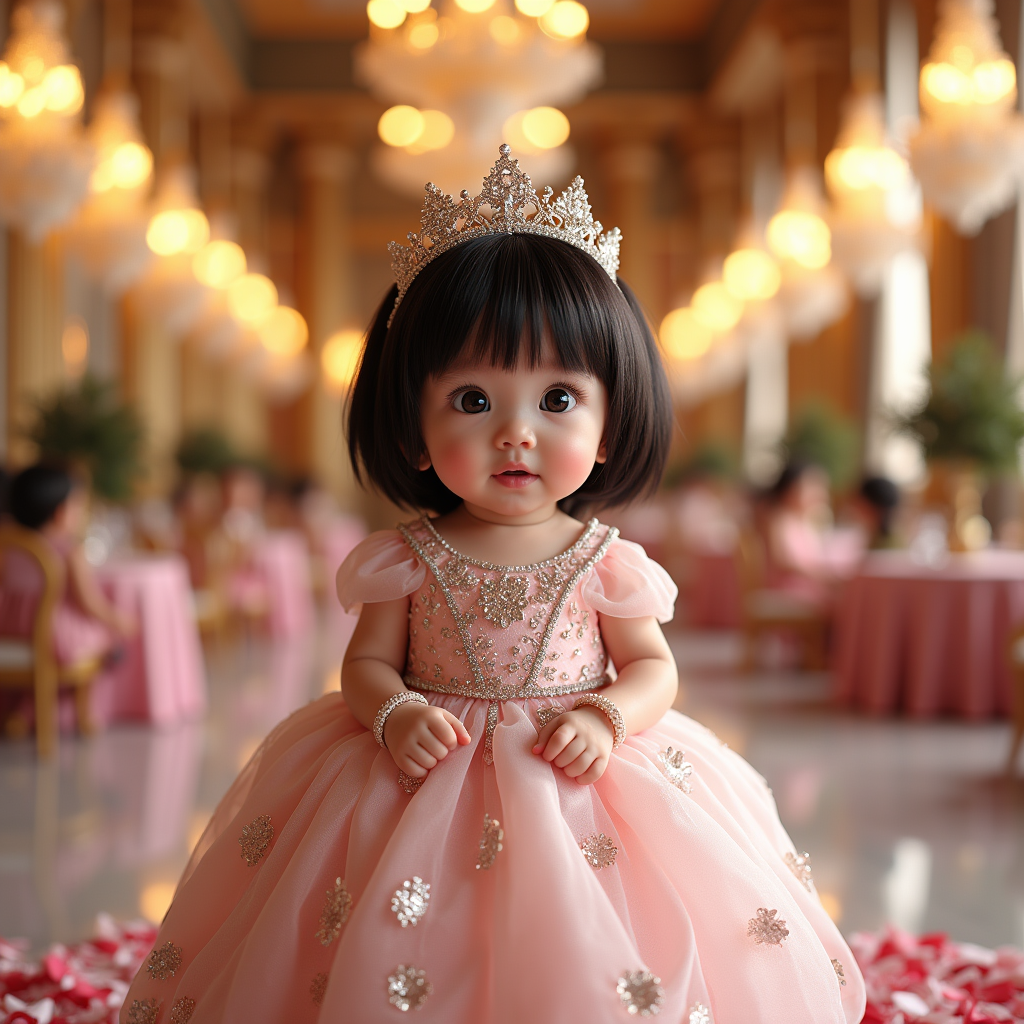 AI baby Princess portrait