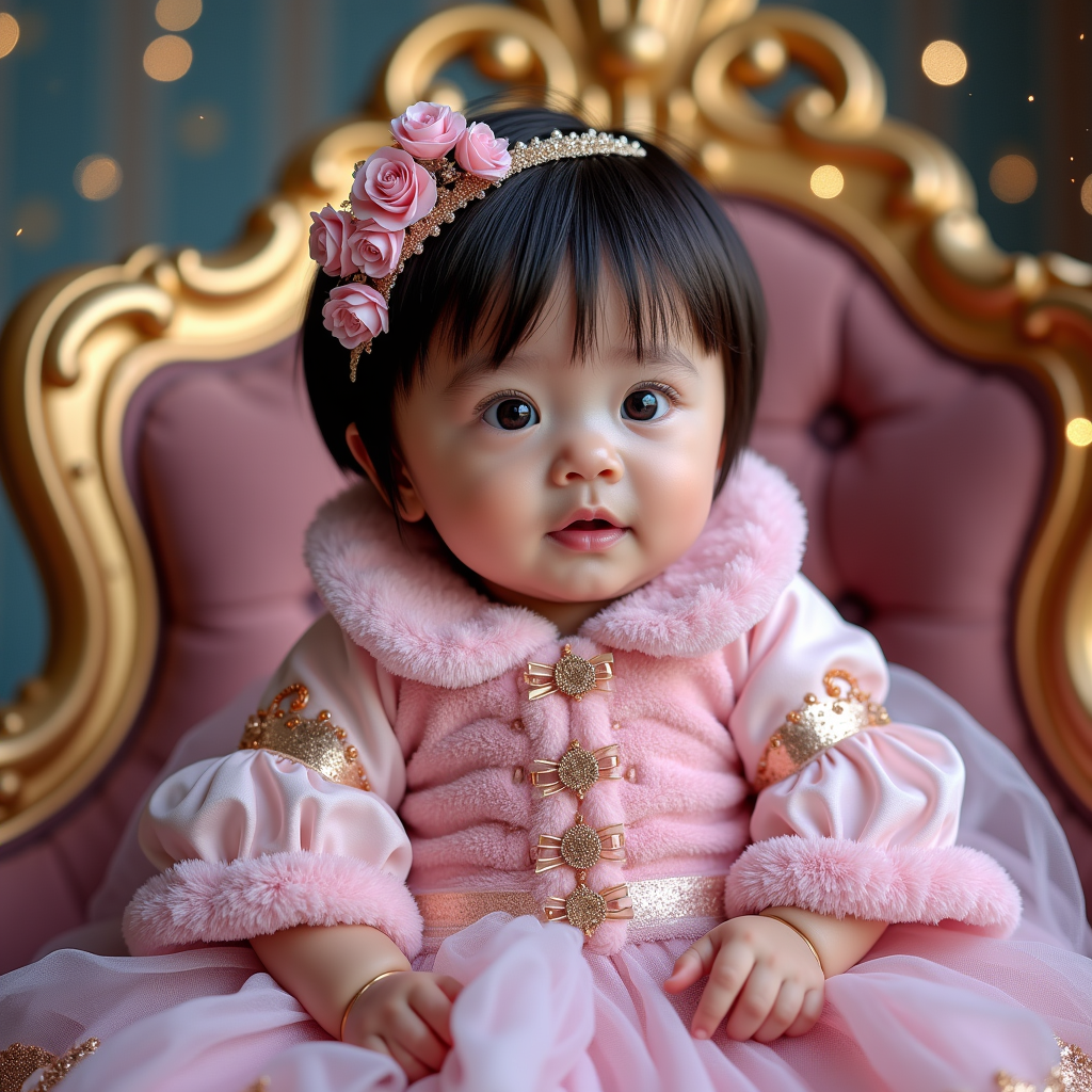 AI baby Princess Pack portrait
