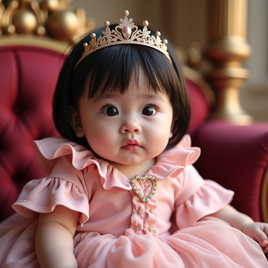 AI baby Princess Pack portrait