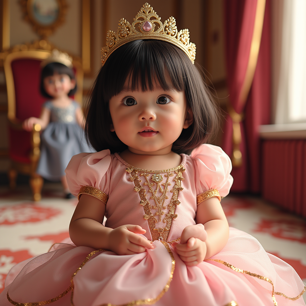 AI baby Princess Pack portrait