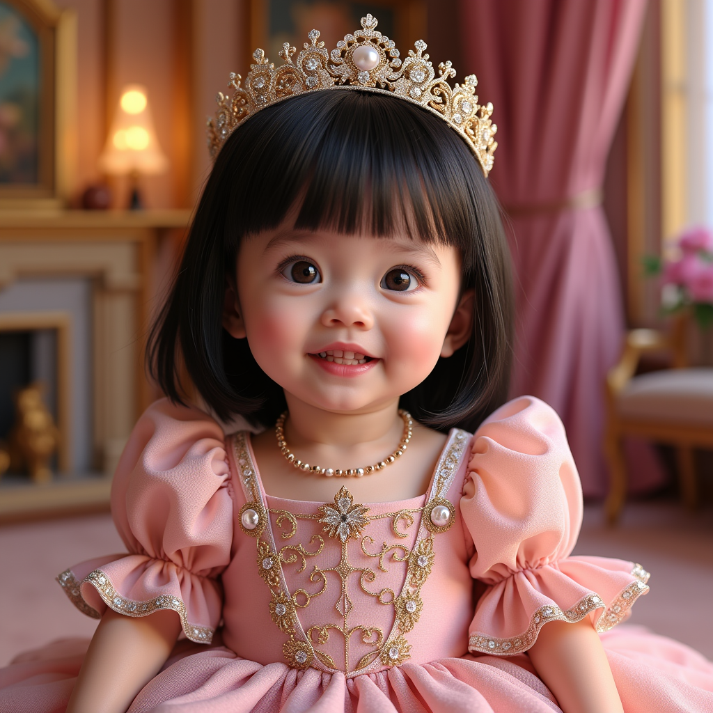 AI baby Princess Pack portrait