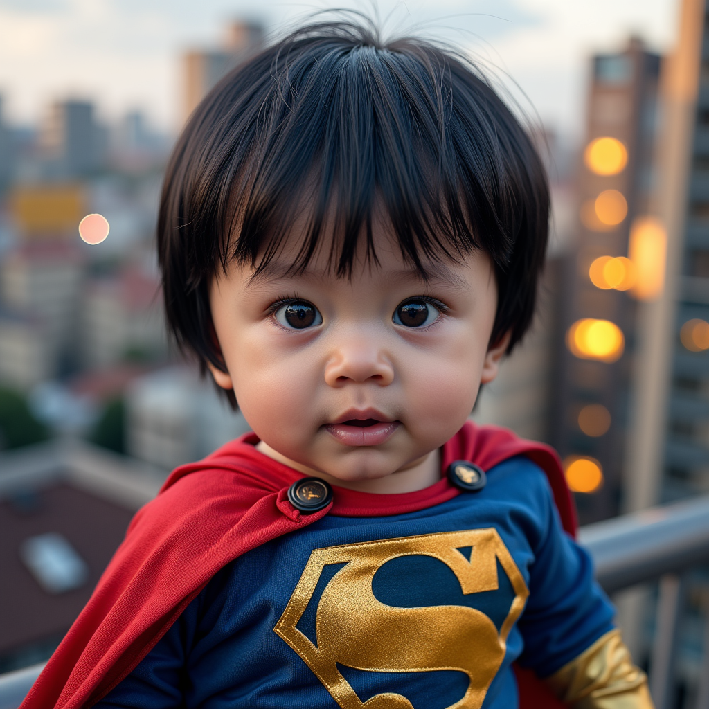 AI baby Superhero Pack portrait