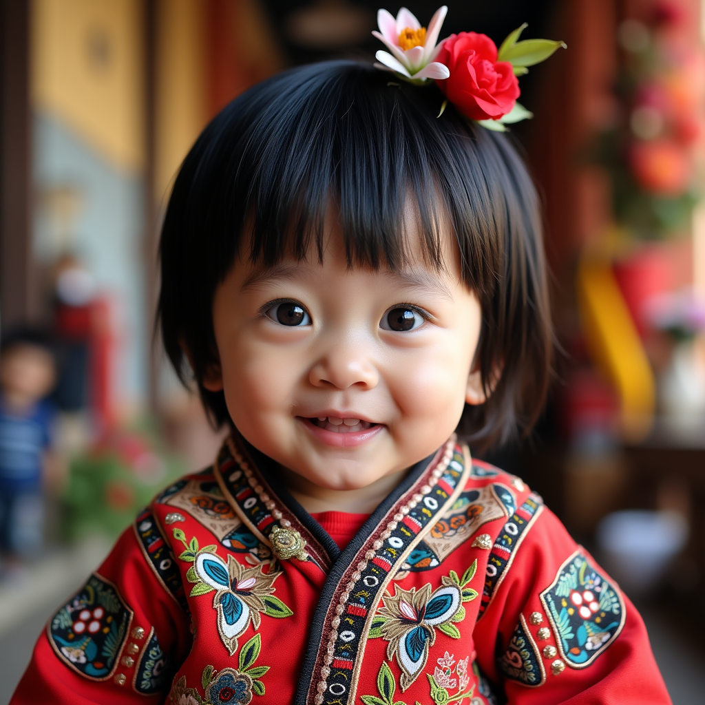 AI baby World Traditional portrait