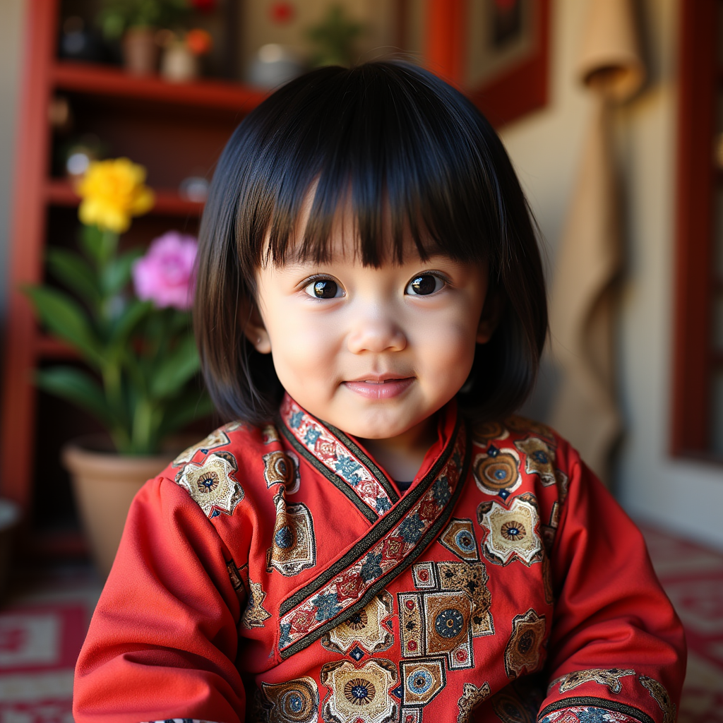 AI baby World Traditional portrait