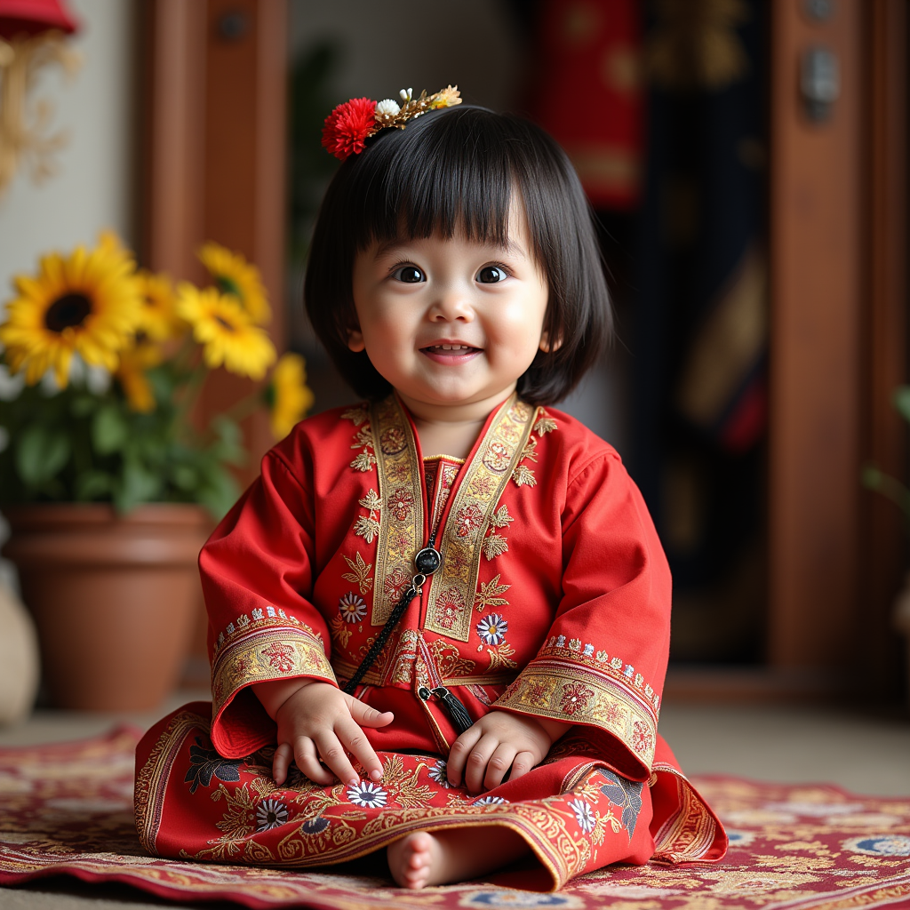 AI baby World Traditional portrait
