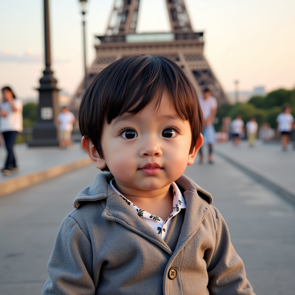 AI baby World Traveler Pack portrait