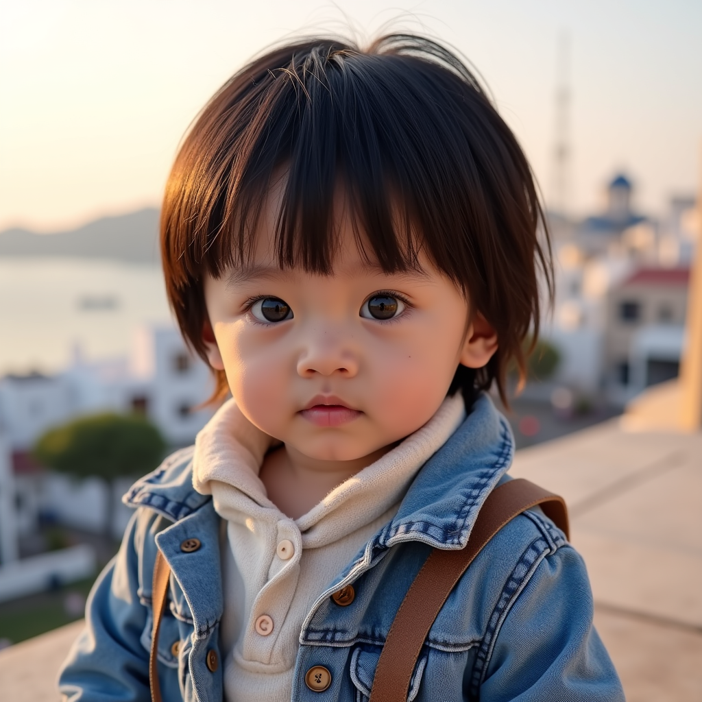 AI baby World Traveler Pack portrait