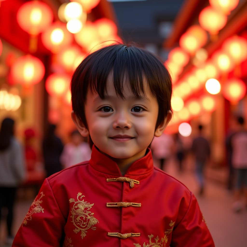 AI baby Chinese New Year portrait