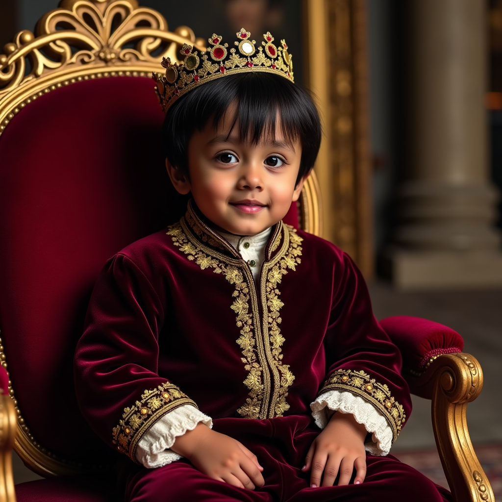 AI baby Royal Portrait portrait