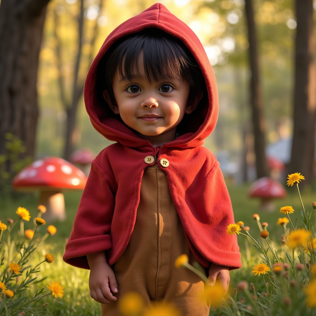 AI baby Storybook Illustration portrait